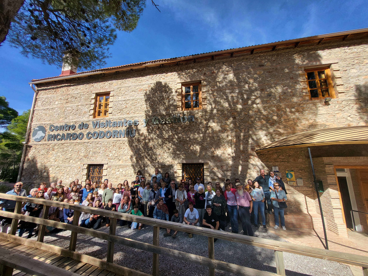 Los descendientes de Ricardo Codorníu, en el Centro de Visitantes y Gestión del Parque Regional de Sierra Espuña (3)