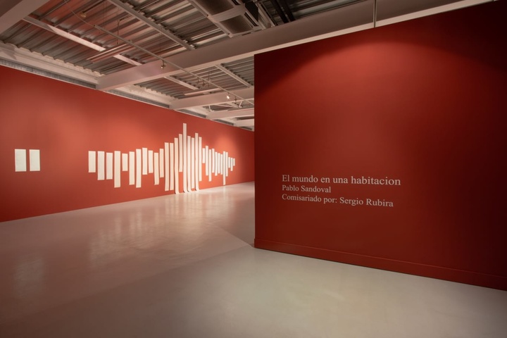 Imagen de la exposición de Pablo Sandoval en el Centro Párraga