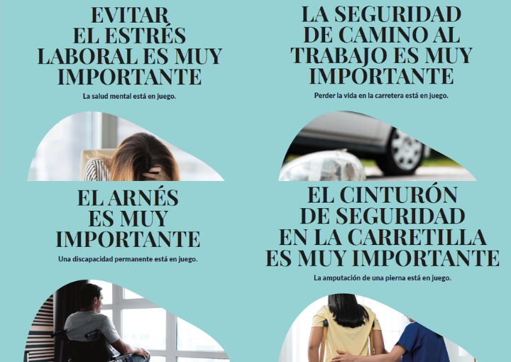 Campaña de prevención de riesgos laborales: Haz que lo importante no esté en juego