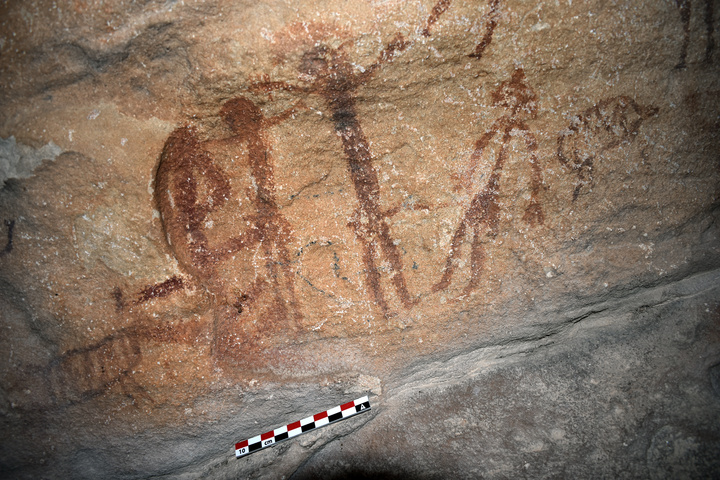 Pinturas rupestres del Barranco de los Grajos.