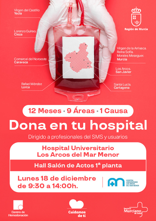 Imagen del artículo El Centro Regional de Hemodonación lanza una campaña de captación de donantes durante la Navidad