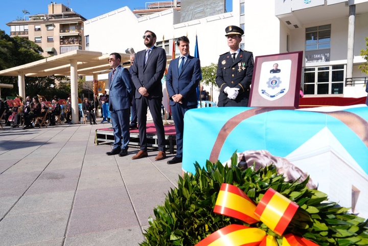 El vicepresidente y consejero de Interior, Emergencias y Ordenación del Territorio de la Región de Murcia, José Ángel Antelo Acto, participó en el acto institucional con motivo del día del patrón de la Policía Local de Molina de Segura (1)