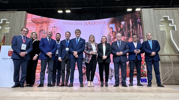 La Región de Murcia presenta en Fitur su aplicación de realidad inmersiva 360º para promocionar las procesiones de Semana Santa de Murcia y Cartagena