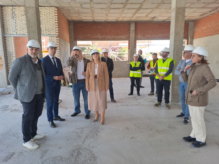 Visita a las obras del IES Las Salinas del Mar Menor