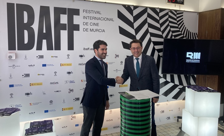 Acto de firma de la adhesión de Murcia a la Film Commission