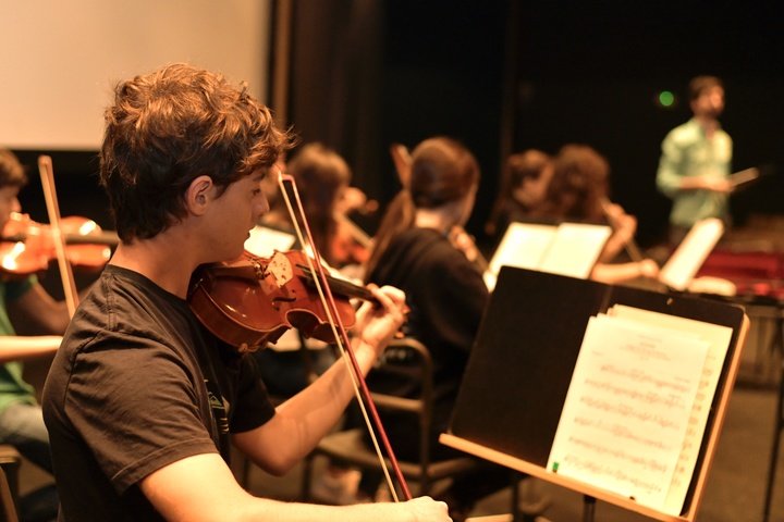 Imagen de un concierto de la Orquesta de Aspirantes de la Región de Murcia