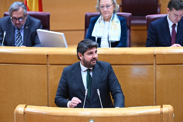 Imagen del artículo López Miras, en el Senado: La amnistía es un traje a medida del independentismo