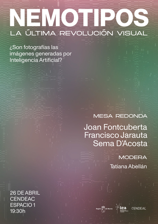 Imagen del artículo Cultura celebra una mesa redonda sobre las imágenes generadas con IA con el artista Joan Fontcuberta y el filósofo Francisco Jarauta