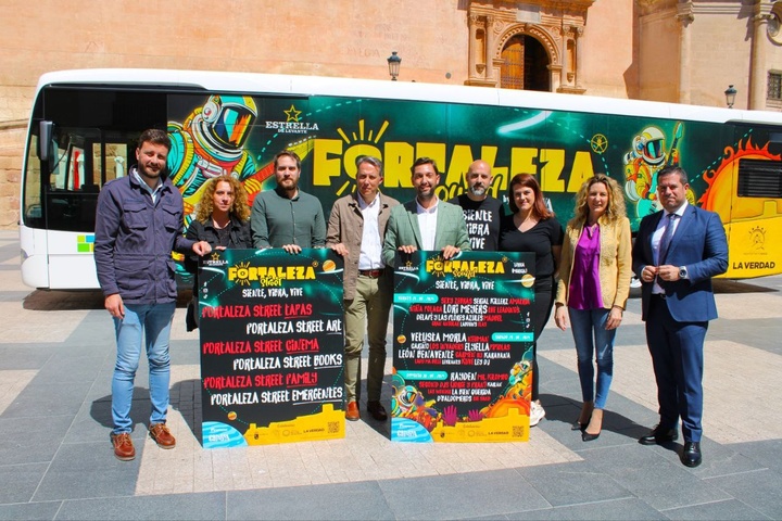 Acto de presentación de las actividades paralelas gratuitas del festival Fortaleza Sound.