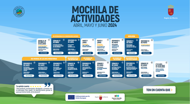 Imagen del artículo Los Espacios Naturales Protegidos de la Comunidad ofertan 22 actividades de educación y sensibilización ambiental