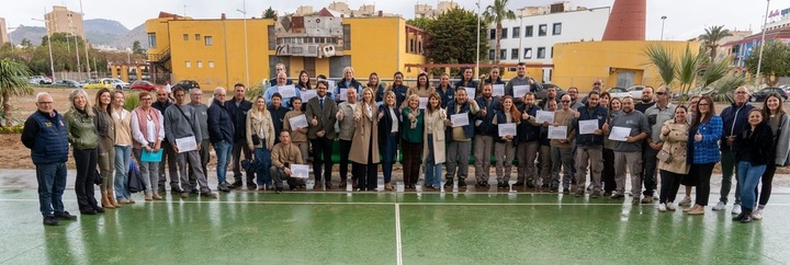 Imagen del artículo 40 desempleados de Cartagena rehabilitan varios espacios públicos de la ciudad con un proyecto formativo del SEF