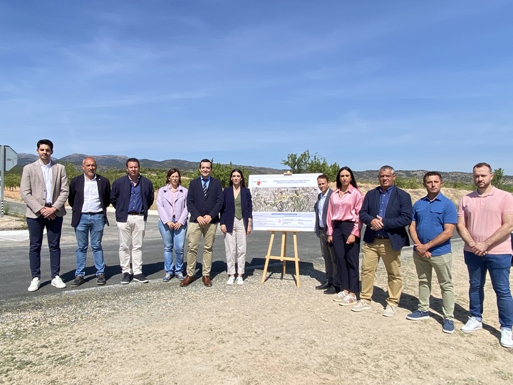 Visita del consejero de Fomento e Infraestructuras, José Manuel Pancorbo, a las obras de la RM-515