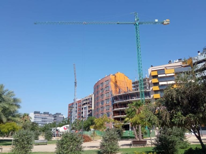 Imagen de varias viviendas en la Región.