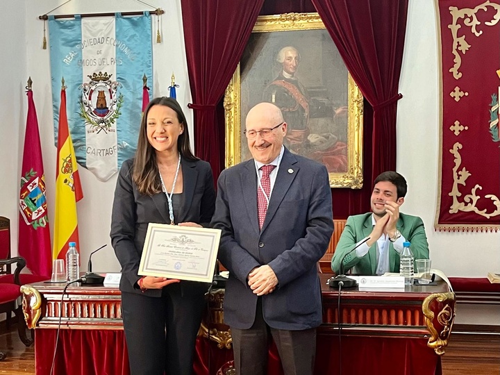 La Comunidad aporta 200.000 euros a la restauración de la fachada y accesibilidad de la Sociedad de Amigos del País de Cartagena