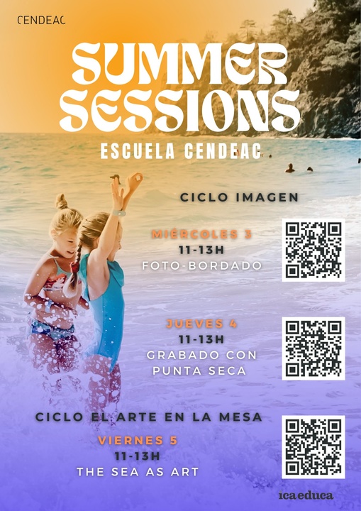Imagen del cartel de las actividades veraniegas de 'Escuela Cendeac'