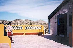 Caserío Rural (Ojos). Vista de la terraza