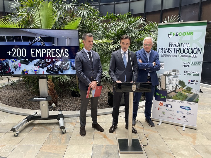 Presentación del certamen FECONS-Feria de la Construcción, Sostenibilidad y Rehabilitación.