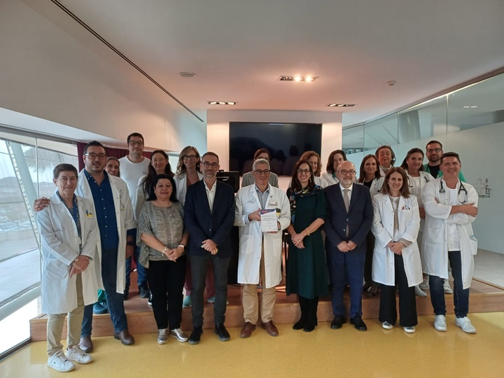 El hospital Santa Lucía obtiene la excelencia en la implantación del 'Decálogo para la Eliminación de la Hepatitis C'
