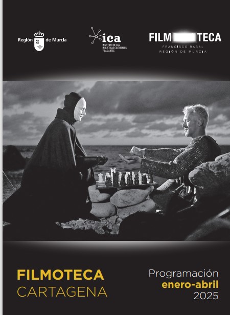 Portada de la programación de la Filmoteca de la Región de Murcia 'Francisco Rabal' en Cartagena