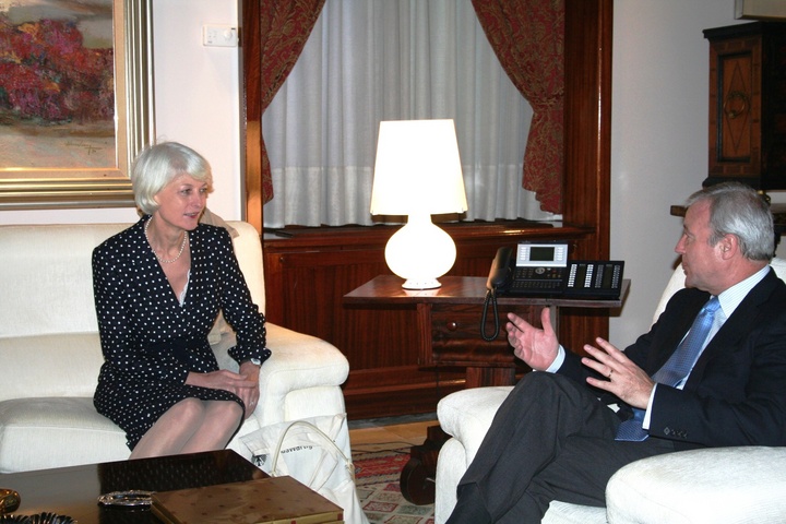 Valcárcel recibe a Christina Gläser, cónsul general de Alemania