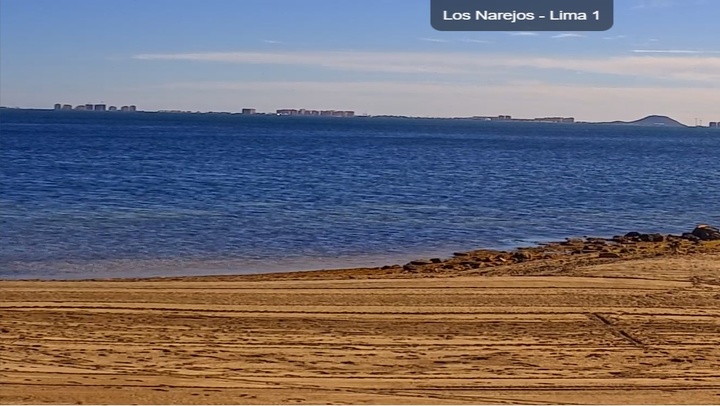 Imagen de la cámara situada en Los Narejos durante la mañana