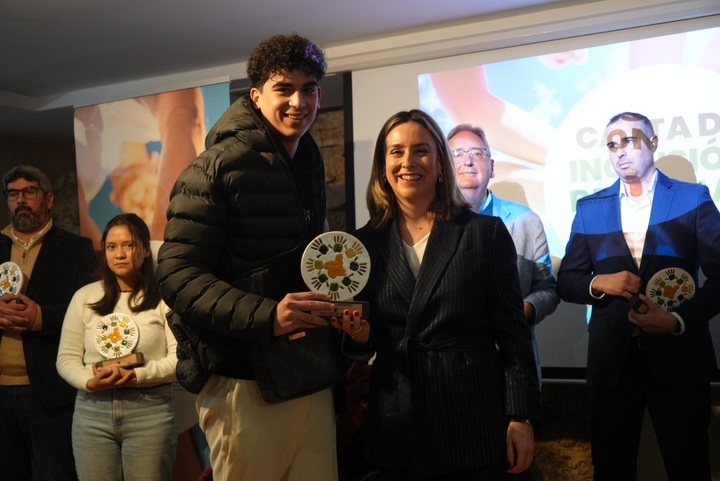 La consejera de Política Social, Familias e Igualdad, Conchita Ruiz, durante la entrega de distinciones 'JEX en Acción' (1)