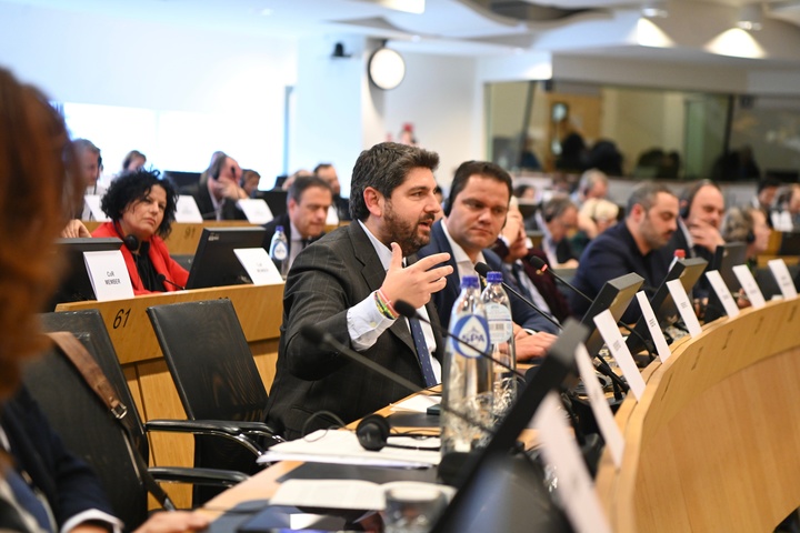 López Miras toma posesión como nuevo vicepresidente de la Comisión de Recursos Naturales del Comité Europeo de las Regiones (3)