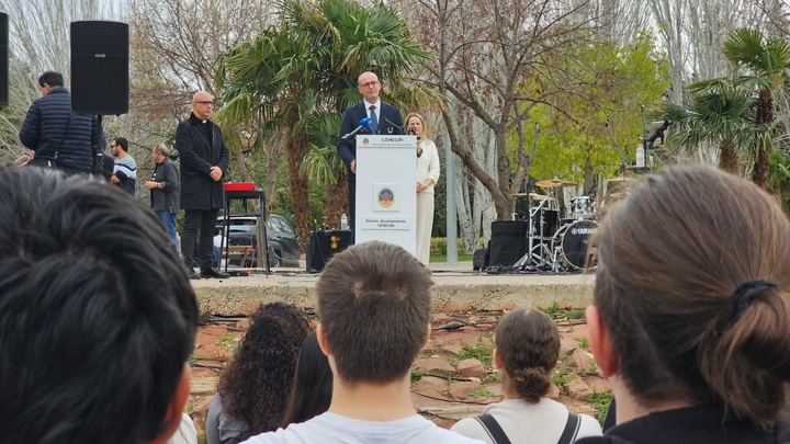 El consejero de Educación participa en la clausura del XVI Encuentro de alumnos de religión católica de la Región celebrado en Cehegín