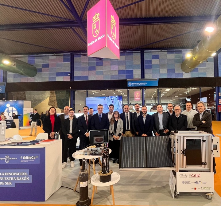 Cierra con éxito de visitas el stand regional en Transfiere 2025, el foro en el que universidades y centros de investigación han presentado sus dispositivos más innovadores