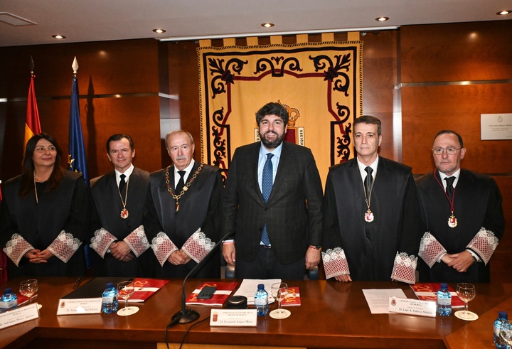López Miras, en la presentación de la Memoria 2024 del Consejo Jurídico de la Región de Murcia