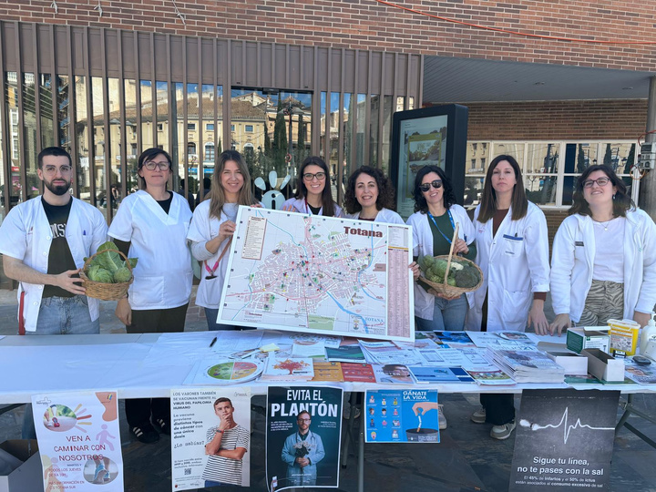 Los centros de salud Totana Norte y Sur conmemoran el Día Mundial de la Salud con una actividad de Mapeo de Activos en Salud