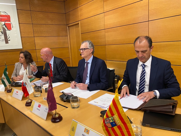 (Archivo) El consejero de Salud, Juan José Pedreño, en un Pleno del Consejo Interterritorial del Sistema Nacional de Salud (CISNS)