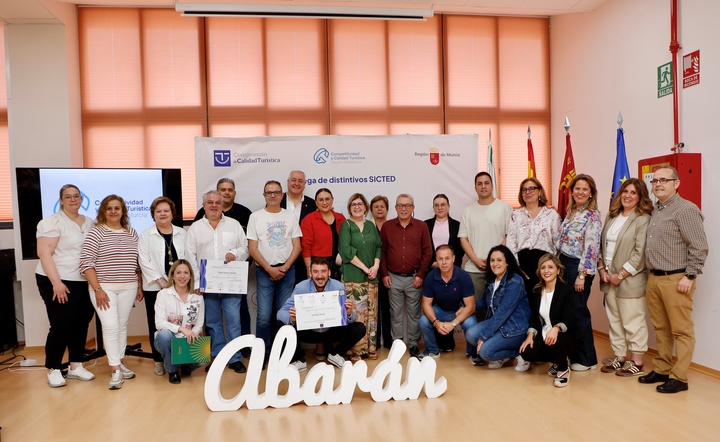 Abarán continúa avanzando en la mejora de su calidad turística con el impulso del Gobierno regional