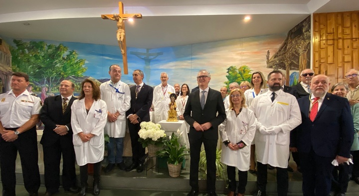 La imagen original de la Virgen de la Arrixaca estará expuesta hoy en el hospital con motivo del 50 aniversario del centro