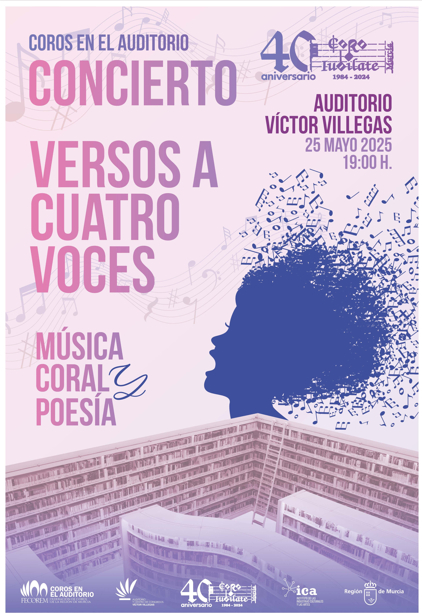 Cartel del espectáculo del domingo por la tarde del ciclo 'Coros en el Auditorio'