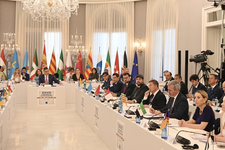 El presidente de la Región de Murcia, Fernando López Miras, asiste a la XXVIII Conferencia de Presidentes 2