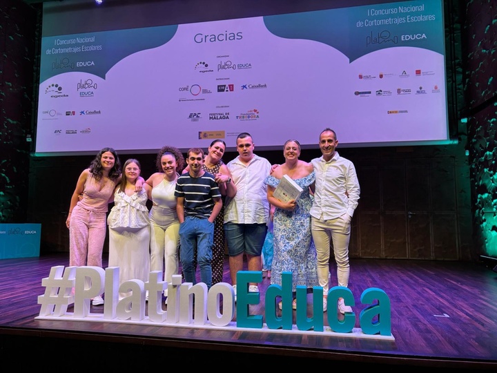 El IES Emilio Pérez Piñero obtiene el reconocimiento especial CaixaBank a la Inclusión Social del I Concurso Nacional de Cortometraje Escolar Platino Educa
