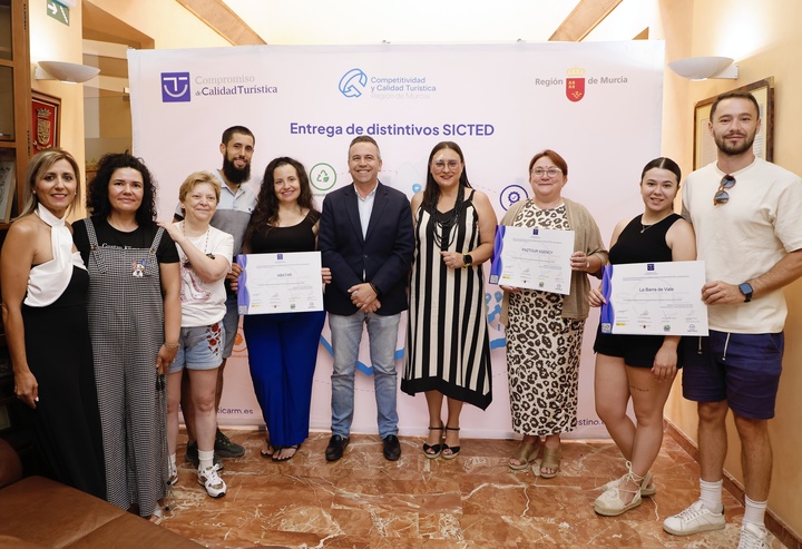 Nuevos distintivos de calidad turística en Abanilla