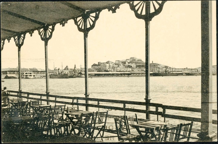 Vista desde el Balneario de San Bernardo de Cartagena en 1929.