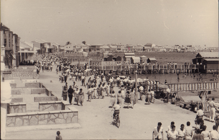 Vista del Paseo de Manzanares de Los Alcázares en 1959.