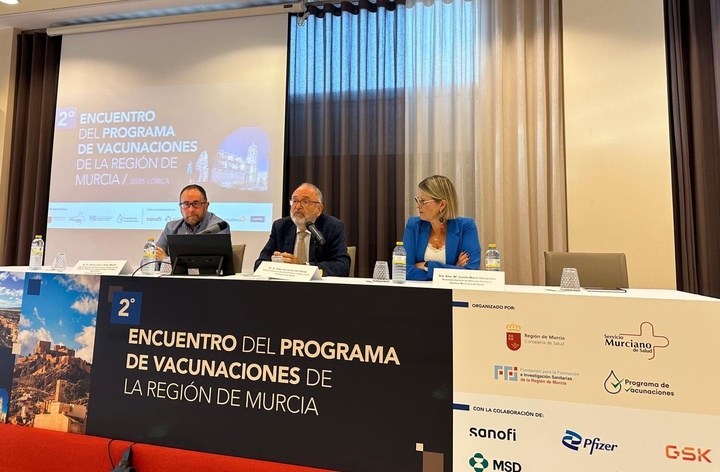 Salud organiza el II Encuentro del Programa de Vacunaciones de la Regi&oacute;n de Murcia dirigida a profesionales y expertos