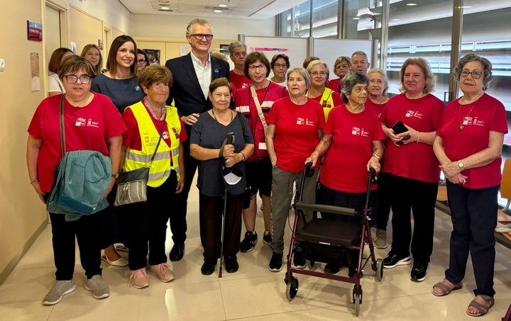 Visita al centro de salud de Zarandona
