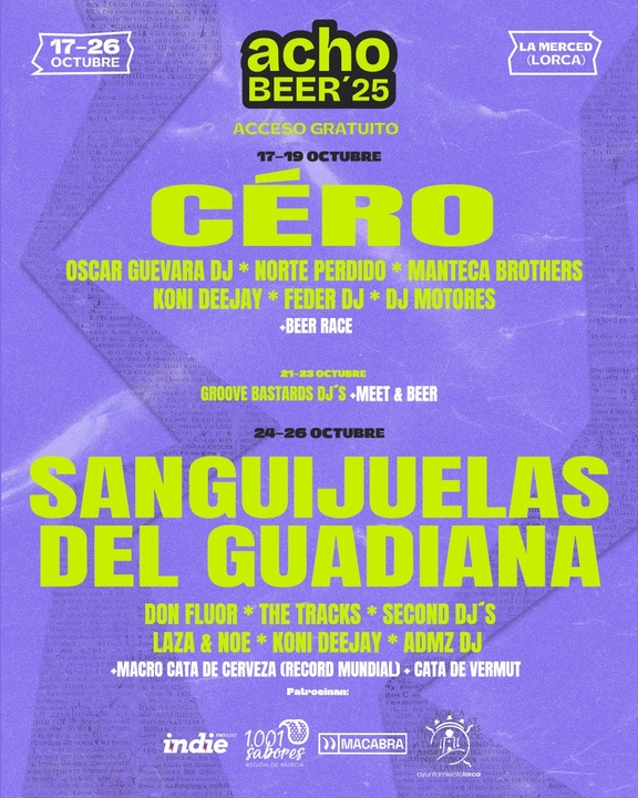 Cartel del Achobeer Fest