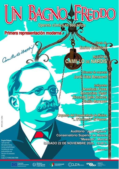 Cartel de la ópera inédita 'Un Bagno Freddo'