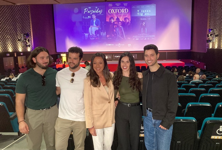 Gran acogida de la sesión especial de la proyección de los cortometrajes de la productora murciana New Drama en la Filmoteca regional