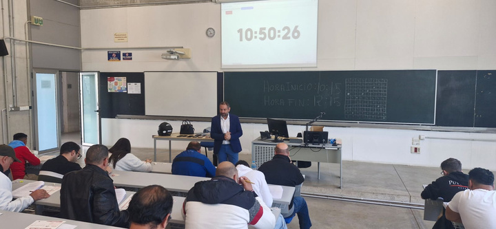 El director general de Movilidad y Transportes, José Antonio Verdú, durante las pruebas de la última convocatoria del CAP (1)