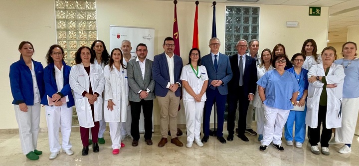 Visita del consejero de Salud al Hospital Lorenzo Guirao de Cieza