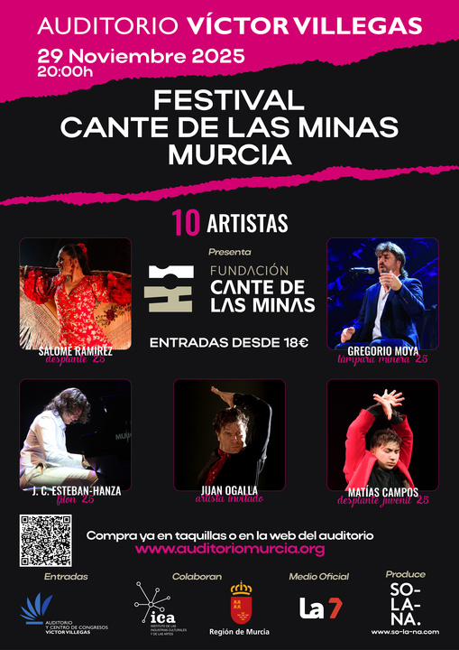 Imagen del cartel del espectáculo 'Festival Cante de las Minas'
