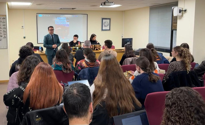 El director general del ICA muestra el trabajo de la Región de Murcia Film Commission en las primeras jornadas 'Imaginarios en movimiento' de la UMU