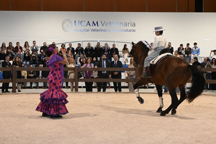 El presidente de la Comunidad, Fernando López Miras, inaugura el Hospital Veterinario de la Universidad Católica San Antonio de Murcia (UCAM) (4)